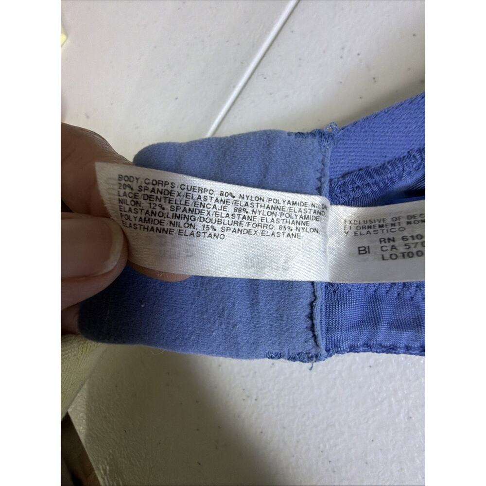 Wacoal Ultimate Side Smoother Underwire Bra 36DDD 855338 full coverage blue - Picture 11 of 14